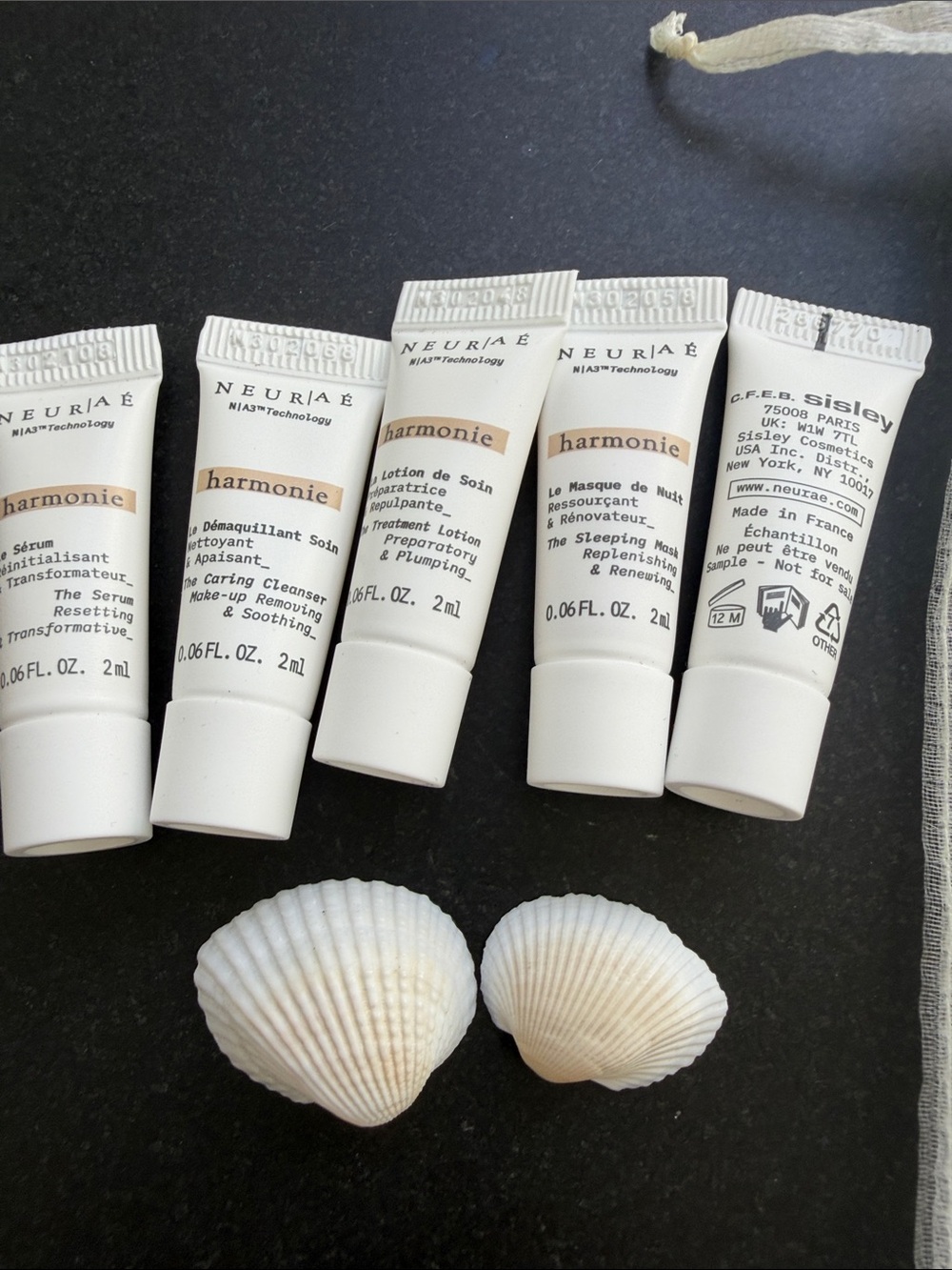 Sisley White and Beige Harmonie Sample Tube Set